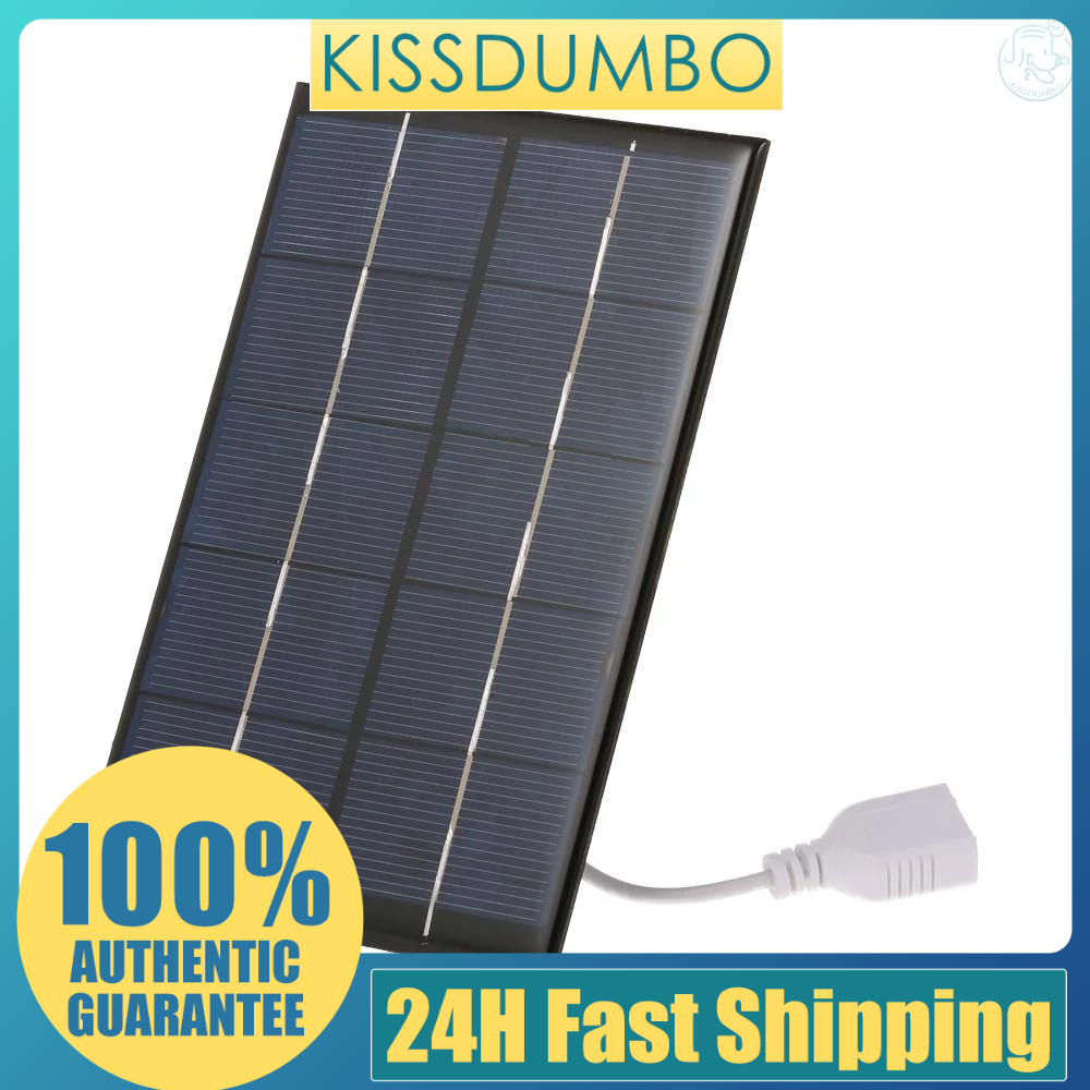 2W/5V Portable Solar Charger With USB Port Monocrystalline silicon