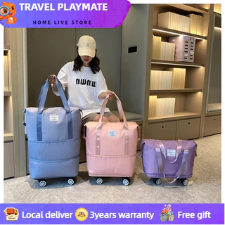 duffle bag expandable rolling backpack