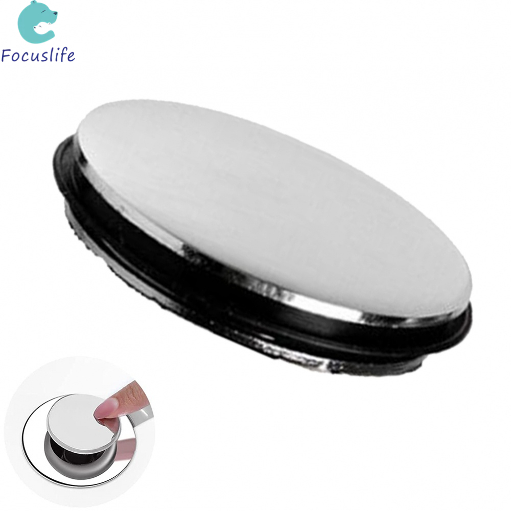 【FOCUSLIFE】38mm Replacement Sink/Basin Waste Plug Cap Easy Pop-Up Click ...