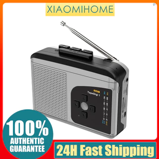 Vintage 1980s Stereo Cassette Tape Player AM/FM Radio Built In Speaker With Retro Headphones Unisef Japan Refurbished - New Zealand - View #7