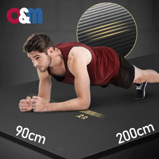 SG 200x90cm Yoga Mat Non Slip Gym Mat Fitness NBR 15mm Thick Exercise Mat with Bag and Strap Shopee Singapore