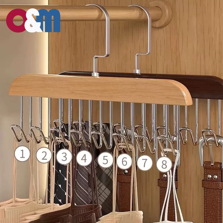 SG Stock Wooden Tank Top Bra Hanger Underwear Hanger Multi-Layer ...