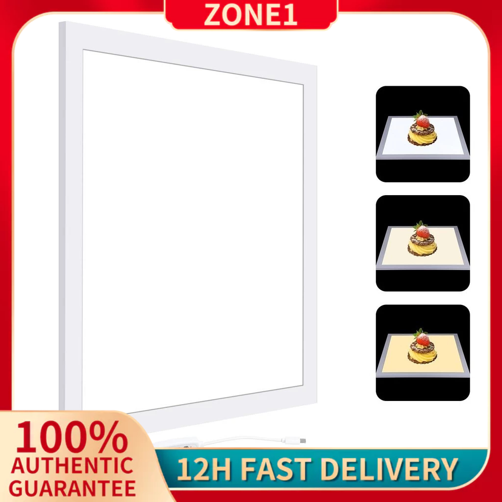 PULUZ PU5139 38cm Photography Shadowless Light Panel 18W Dimmable LED ...