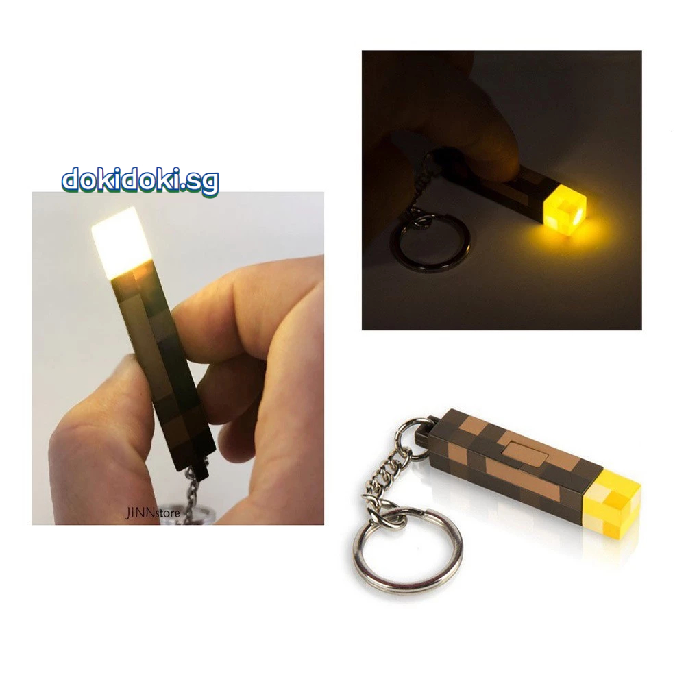 Minecraft torch keychain store