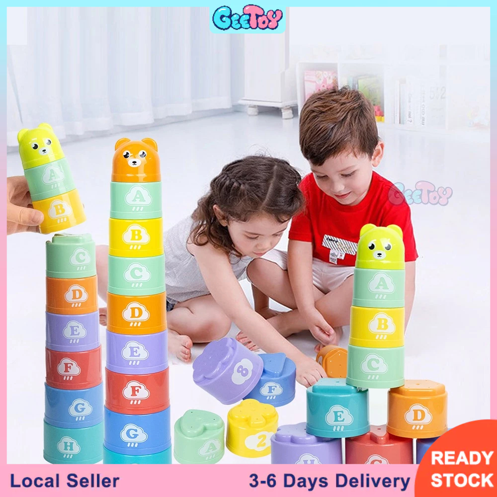 GeeToy Stacking Cups from a Shopee Singapore listing