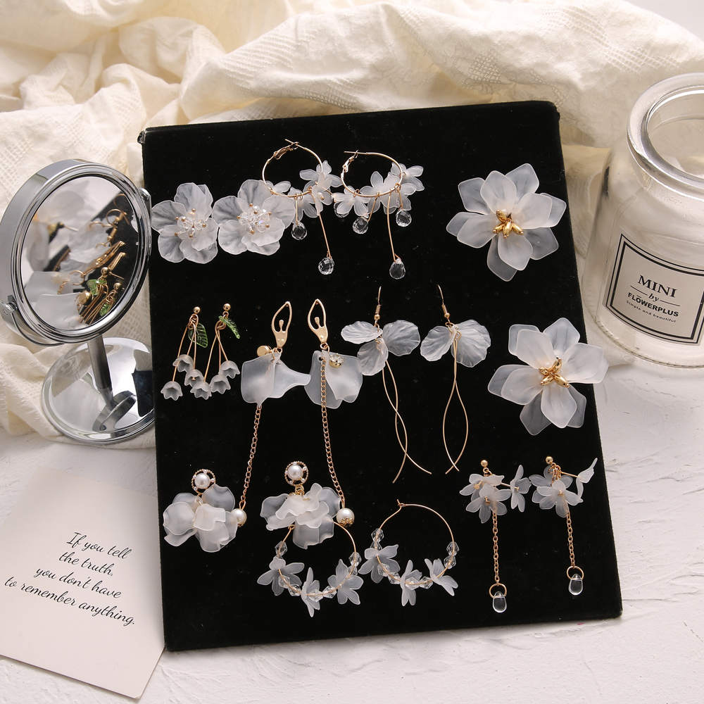 Cute flower earrings sale