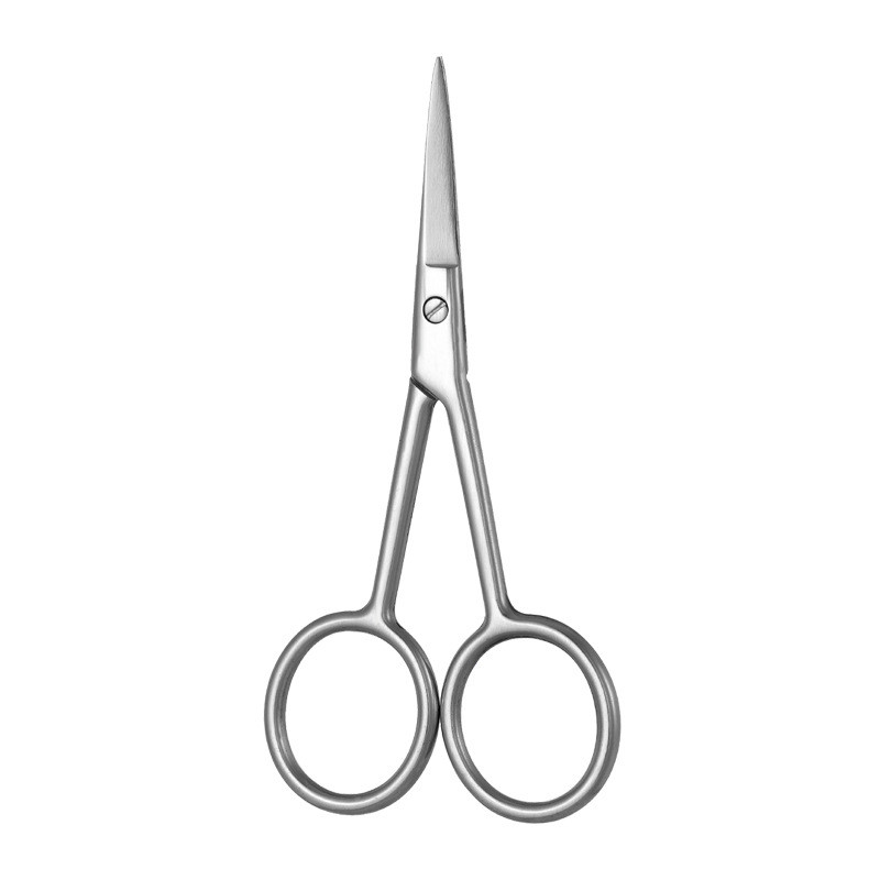 1pc Ready Stock Stainless Steel Beard Scissors Eyebrow Trimming Scissors Makeup Tools Eyebrow Scissors