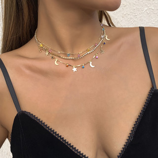 Choker layered clearance necklace set