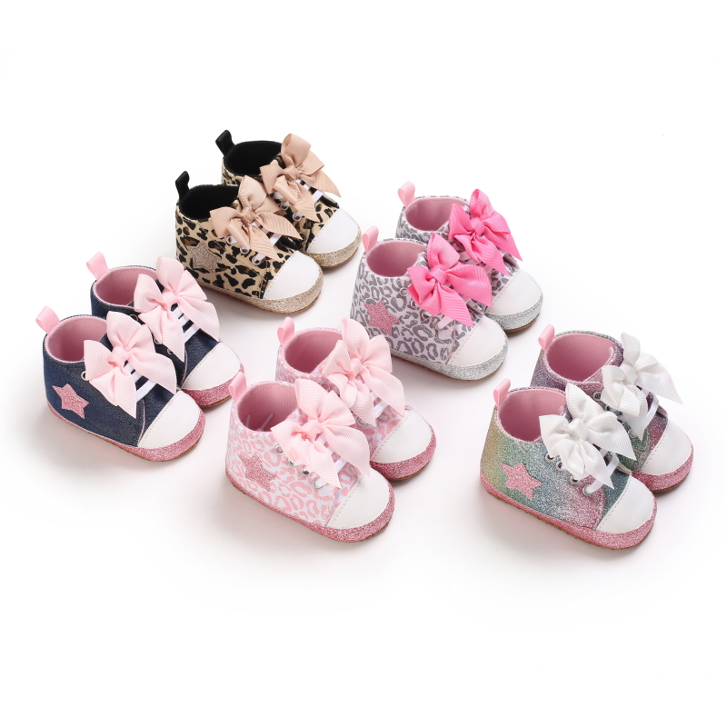 0-18 months Spring and Autumn Pink Women's Baby Shoes Baby Soft Sole ...