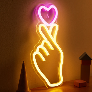 Buy Selibration Red Heart Shape Neon Light, Battery & USB Powered, Led Heart  Sign, Romantic Led Lamp for Table Wall Hanging, Bedroom Valentine Gift  Wedding Birthday Party Decoration