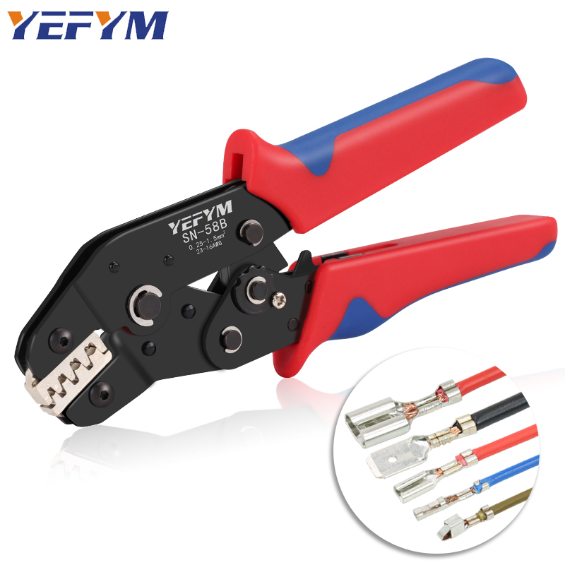 Non-insulated 23-16 AWG Open Barrel Crimping Tool 0.25-1.5mm² ...