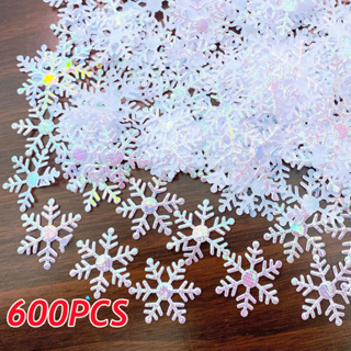 2cm Christmas Snowflake Confetti Christmas Tree Ornaments Party