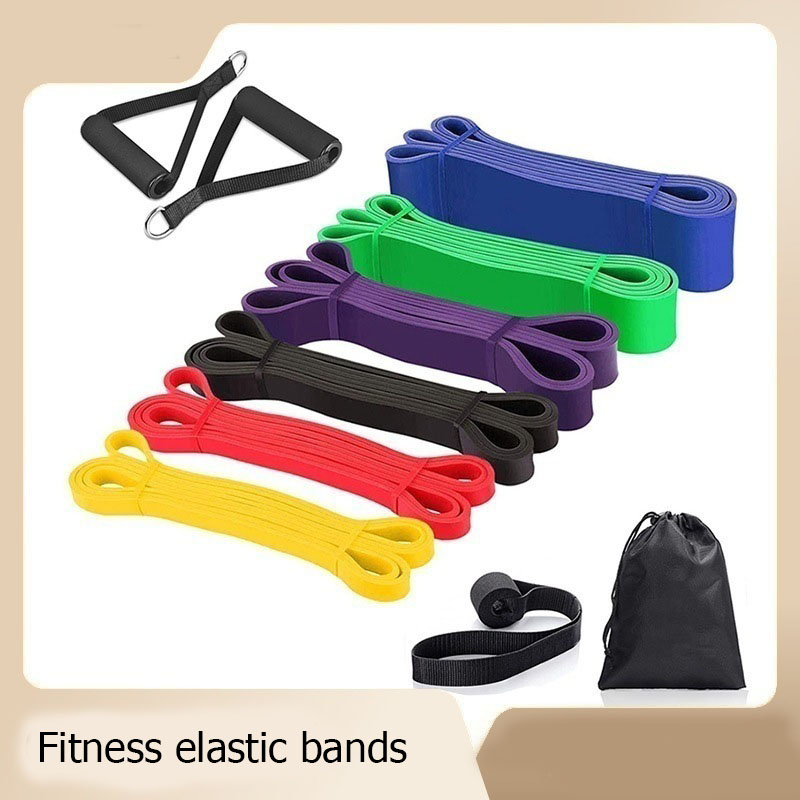 Portable Home Gym Workout Equipment with 16 Exercise Accessories Including  Fitness Push Up Board Elastic Resistance Bands Pilates Bar and More for  Full Body Exe…