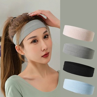 Thin Elastic Hair Band Stretchy Sports Headband Yoga Fitness Sweatband Head  Wrap