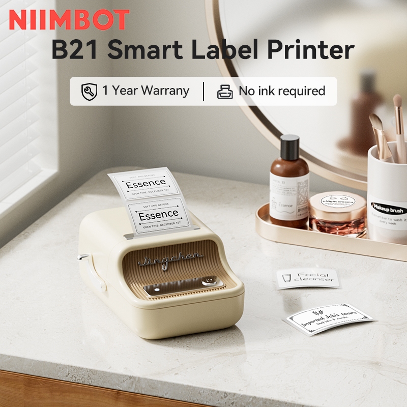 Niimbot B21 Label Printer Maker Black Red Green 20-50Mm Width For Food ...
