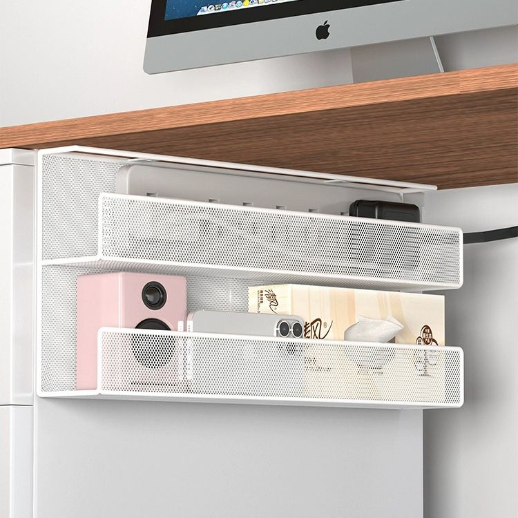Under Desk Wire Management Rack Under Desk Wire Storage Box Computer