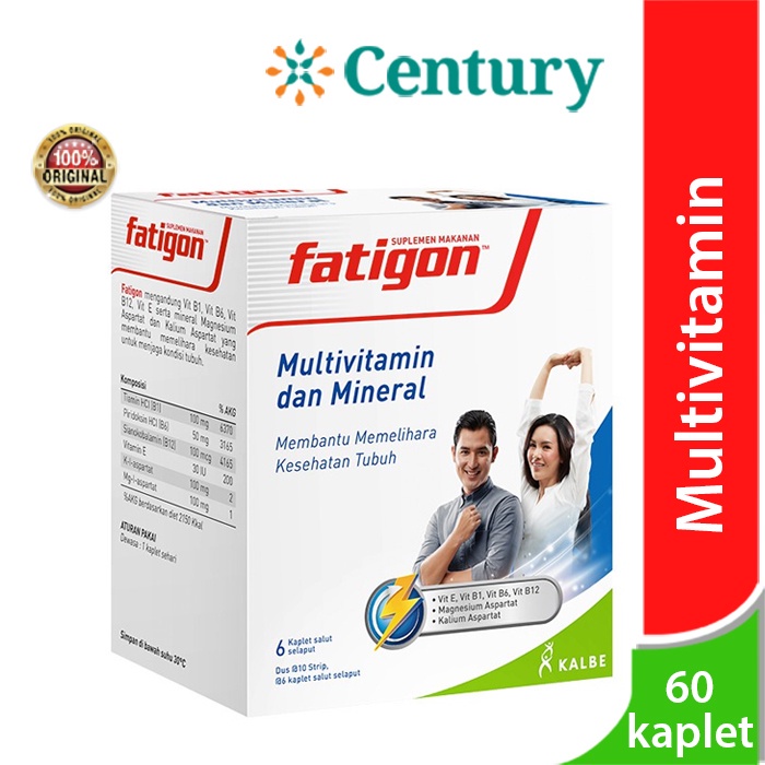 Fatigon Multivitamin 1 Strip isi 6 Kapsul / Multivitamin