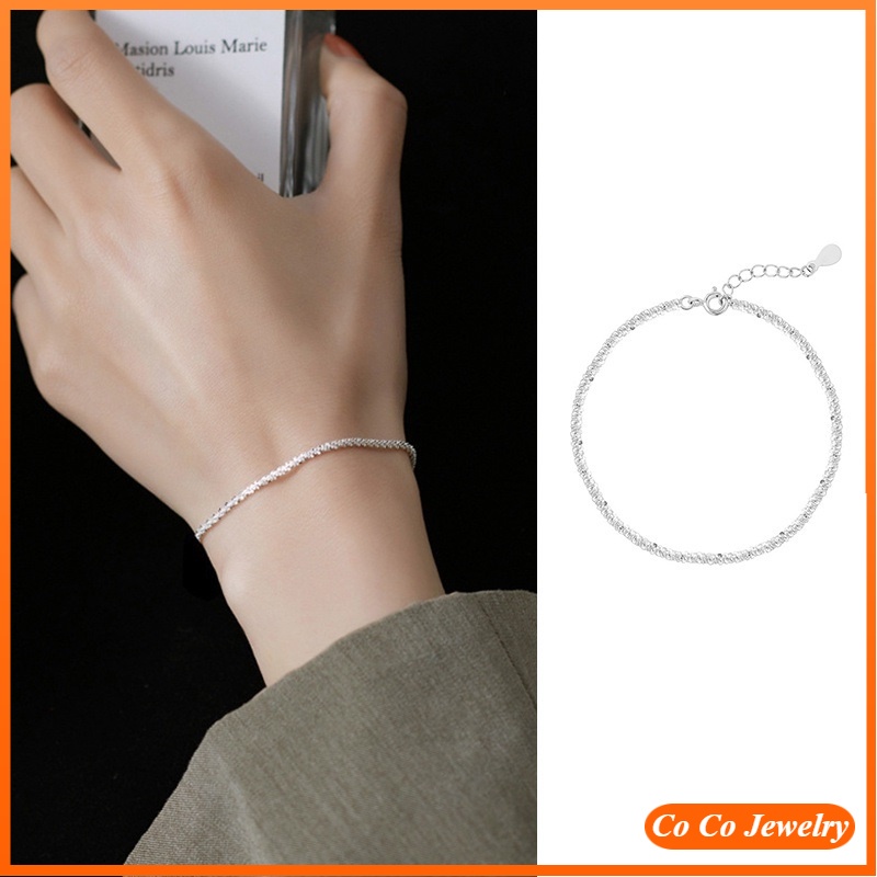 925 Silver Bracelet Gypsophila Starry Bracelets&Bangles for Women Party Anniversary Accessories Jewelry Gift