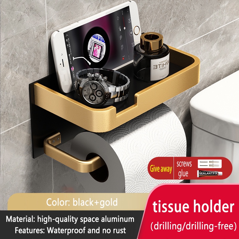 MEIDOO Toilet rack Towel Rack Bathroom Hardware Storage Rack Roll Paper ...