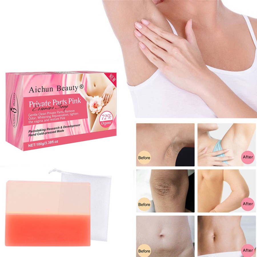 LLKQQ Armpit Whitening Soap Between Legs Knees Private Parts Whitening Moisturizing Brightening