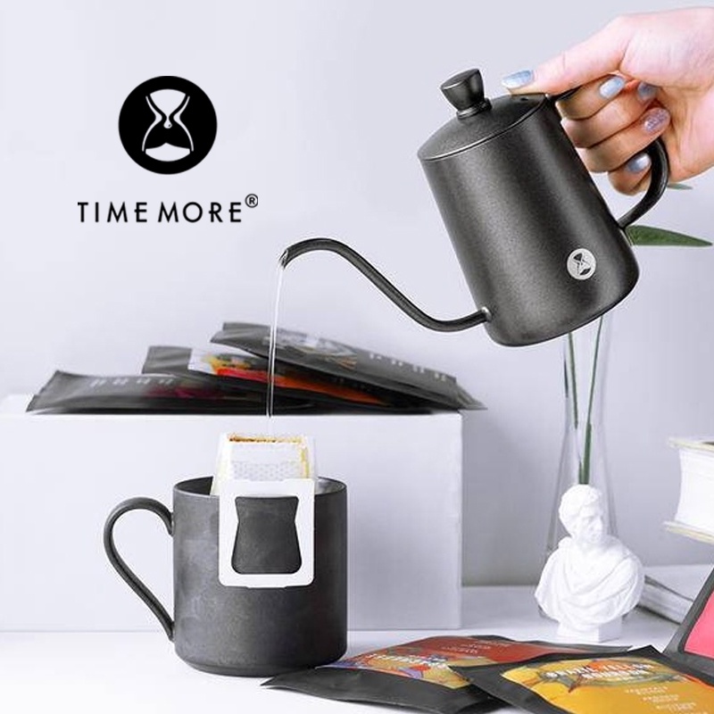 Timemore Fish Pure Over Kettle Long Neck Drip Kettle Coffee Brewing  Vertical Water Flow Stainless Steel 700ml - Price history & Review, AliExpress Seller - LVXIAO&COMPANY Store