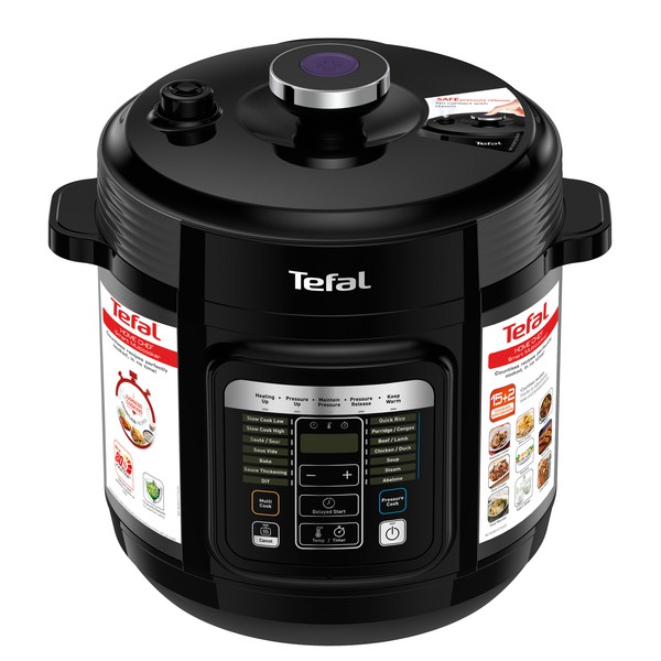 Tefal CY601 Home Chef Smart Electric Pressure Cooker 6L Shopee Singapore