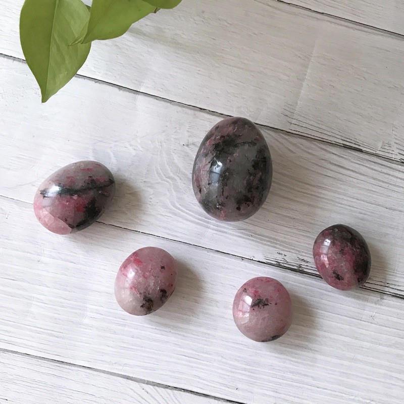 Rhodonite Transparent Rose Pyroxene Egg-Shaped Ornaments-H70 | Shopee ...