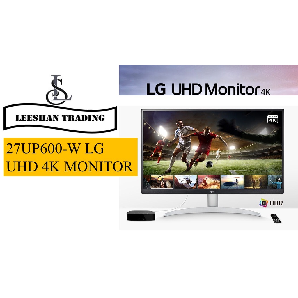 [Nextday delivery] LG 27UP600-W Class 4K Ultra HD IPS LED Monitor with  VESA,HDR 400, 3840 x 2160 pixel, 3years warranty