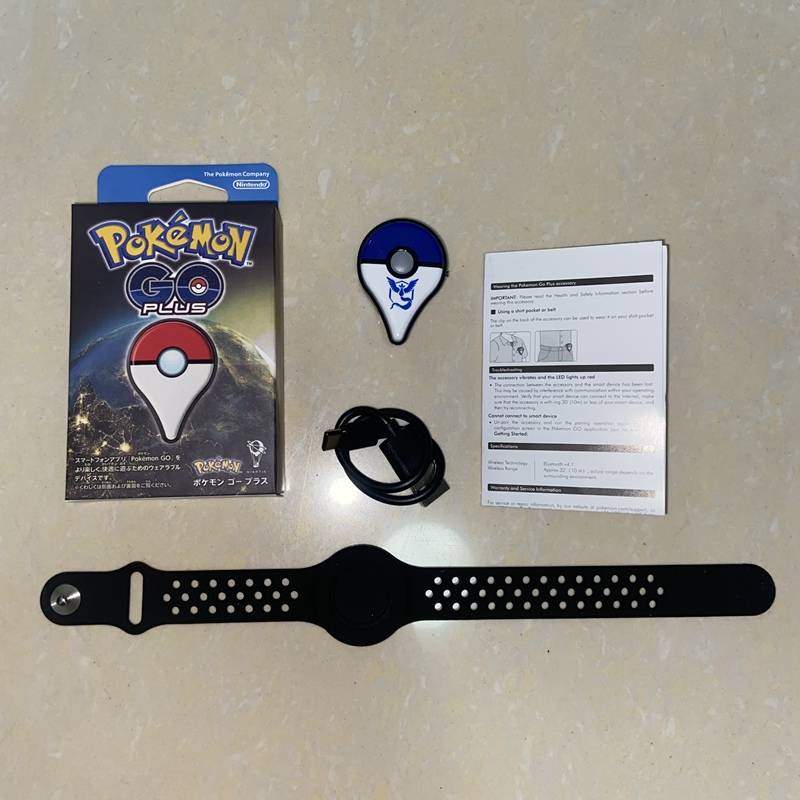 Rechargeable Pokémon bracelet Pokemon Go Plus Pokemon Go Plus automatic  manual smart switch mode