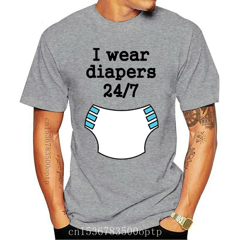 New I wear diapers 24/7 T shirt wear diapers 24 7 abdl ab dl adult baby ...