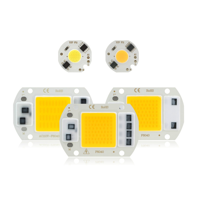 LED COB Chip 10W 20W 30W 50W 220V Smart IC No Need Driver 3W 5W 7W 9W ...