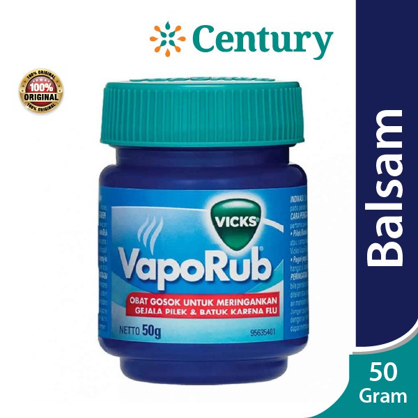 Vicks Vaporup 50 gr / Balsem Menthol / Obat gosok Flu dan Batuk / Balsem untuk Anak