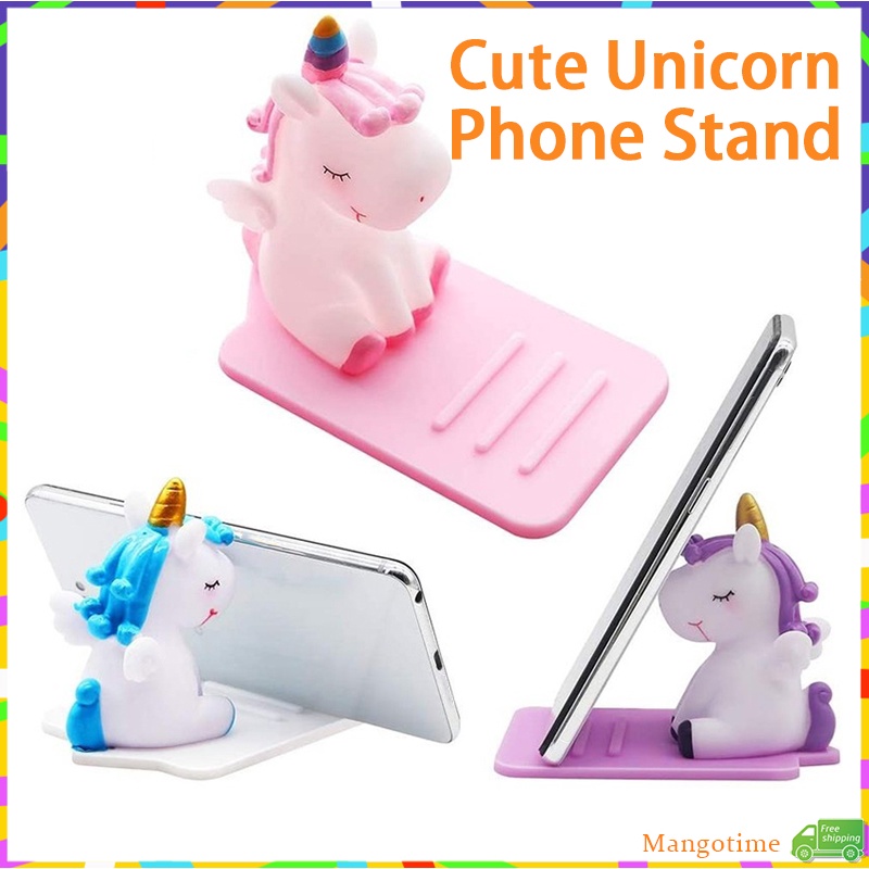 Fast Ship】Unicorn Phone Holder Desktop Phone Stand For Phones