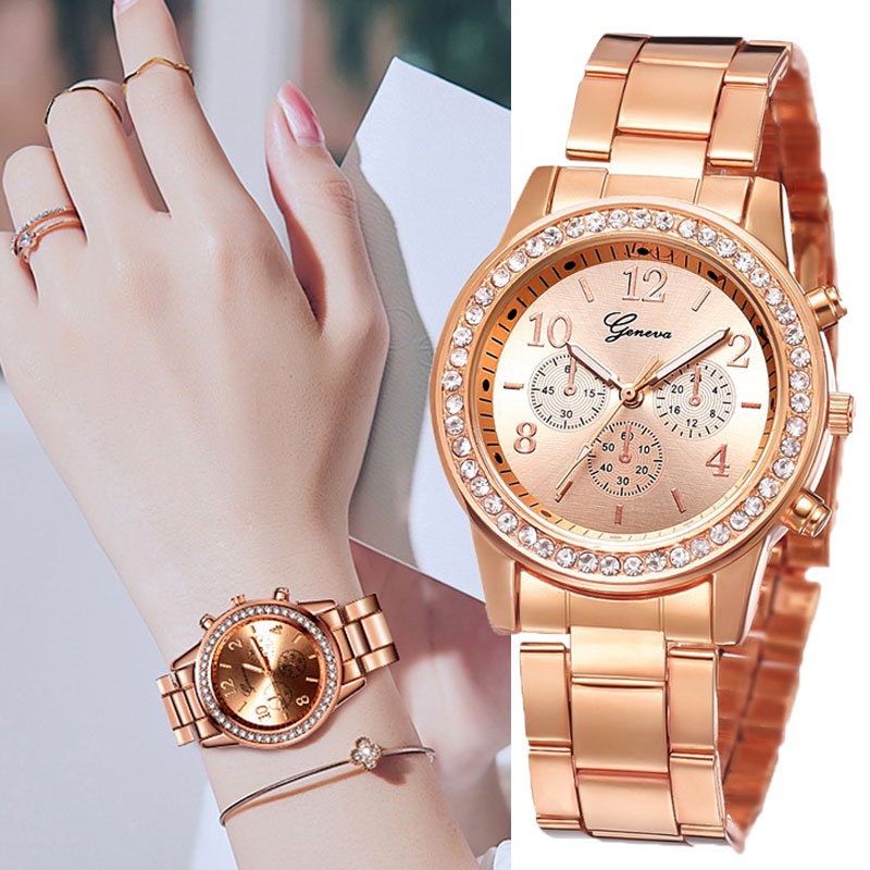 Geneva ladies best sale quartz watch