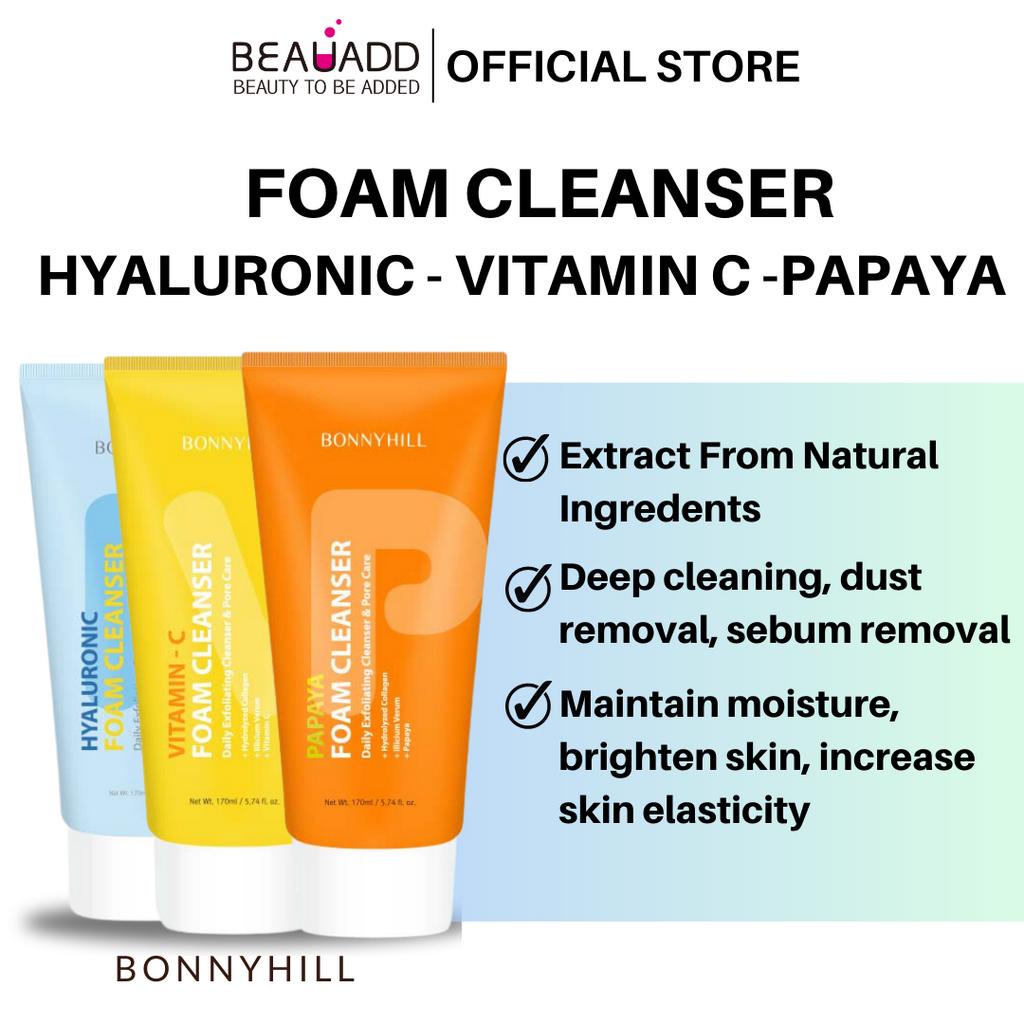 [BONNYHILL] FOAM CLEASER DEEP CLEANSING, MOISTURIZING, BRIGHTENING ...