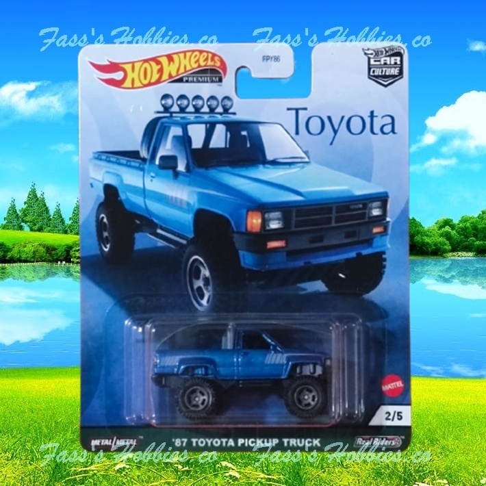 HOT WHEELS CAR CULTURE 87 TOYOTA PICKUP TRUCK RUBBER TYRE JDM | Shopee ...