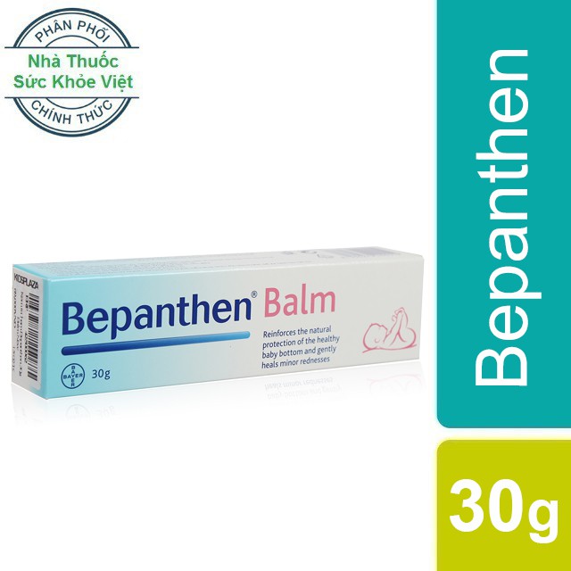 Bepanthen Balm Diaper Cream Protect skin, prevent diaper rash, moisturize (Tub 30g) Shopee
