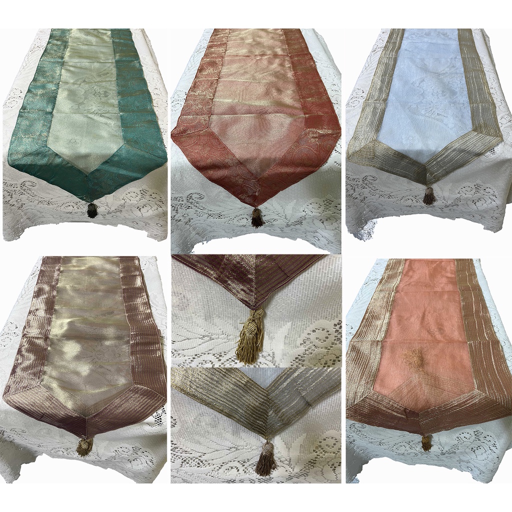 Rectangle Table Cloth (table runner) size 40 x 250 cms hand made in ...