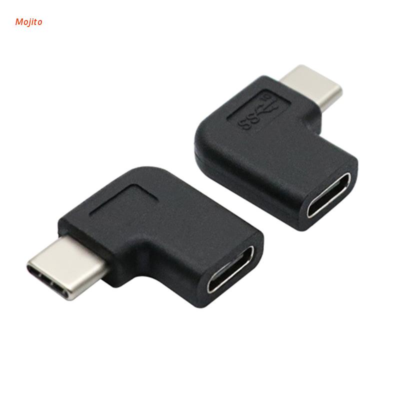 Mojito 90 Degree Right Angle USB 3.1 Type C Male To Female Converter L ...