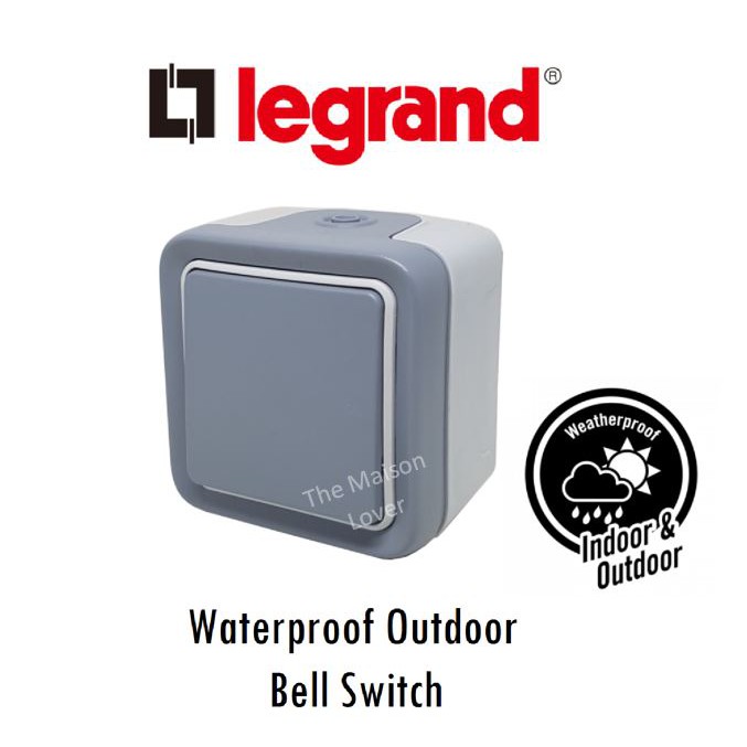 Legrand Outdoor Weatherproof Door Bell Switch 10A Waterproof Shopee