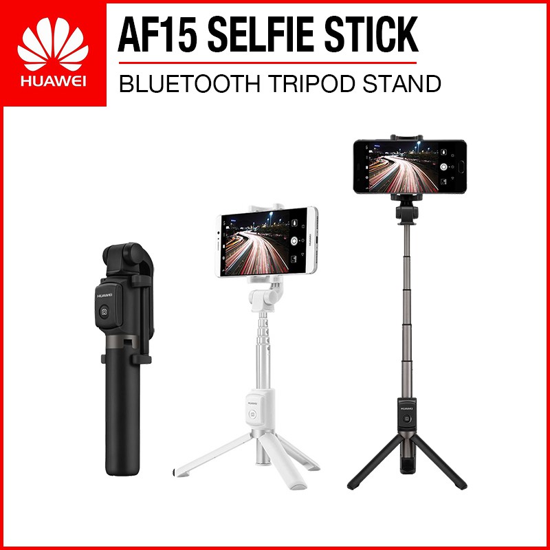 Huawei AF15 Bluetooth Tripod Stand Selfie Stick with Remote Control