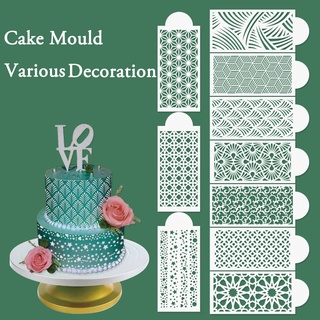 FAIS DU Christmas Animal Print Cake Stencil Templates Decoration Reusable  Cake Cookies Baking for Stencil Diy