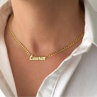 Real personalized hot sale name necklace