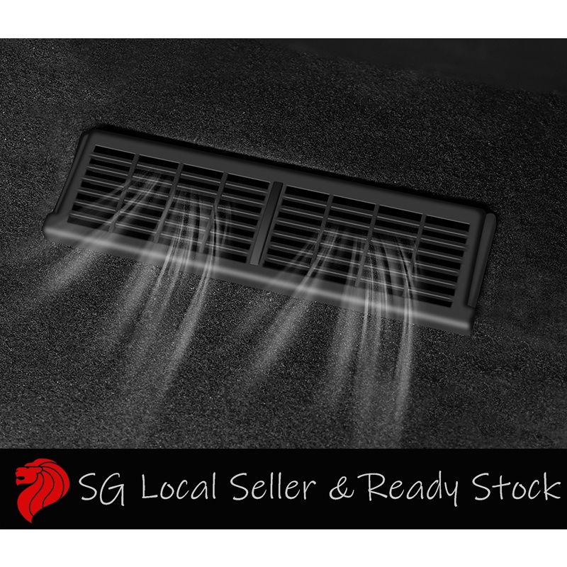 Tesla Model Y Under Seat Air Vent Covers Snap On A PAIR Shopee Singapore