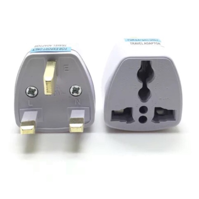 Universal 2 Pin To 3 Pin Plug Converter Adapter US EU Multi Pin To 3 ...
