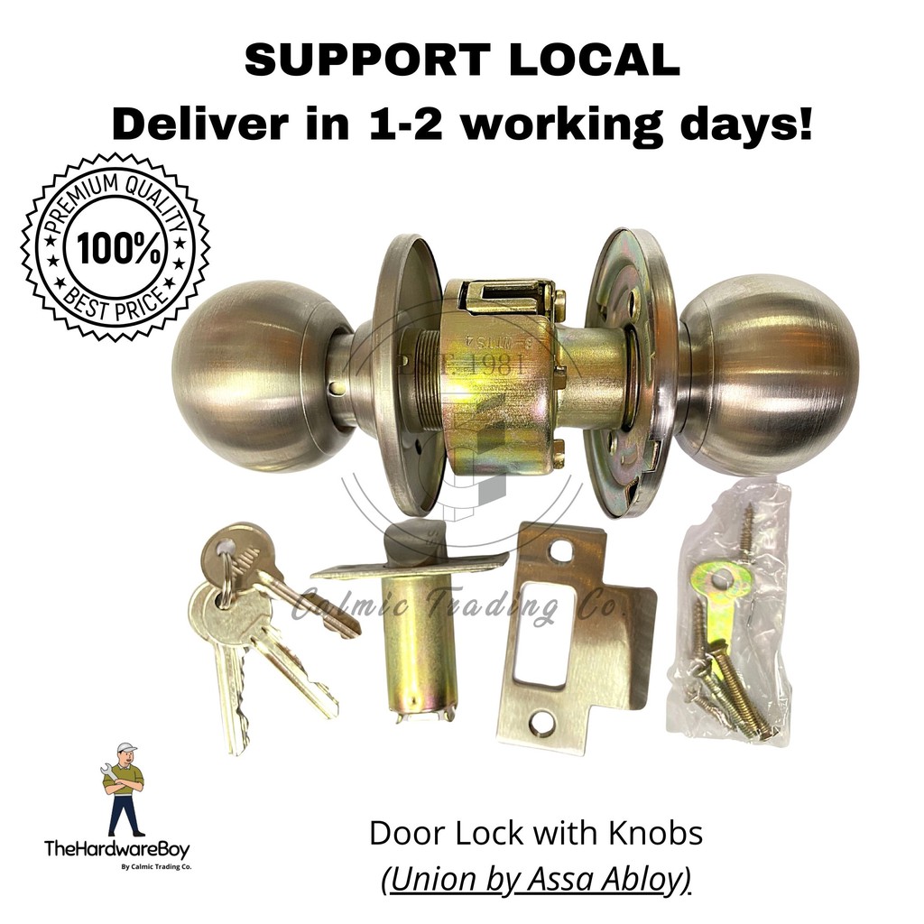 UNION Door Lock with Knob (x96200ss) by Assa Abloy Shopee Singapore