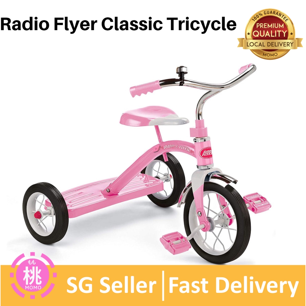 Radio Flyer Classic Red 10 Tricycle for Toddlers Shopee Singapore