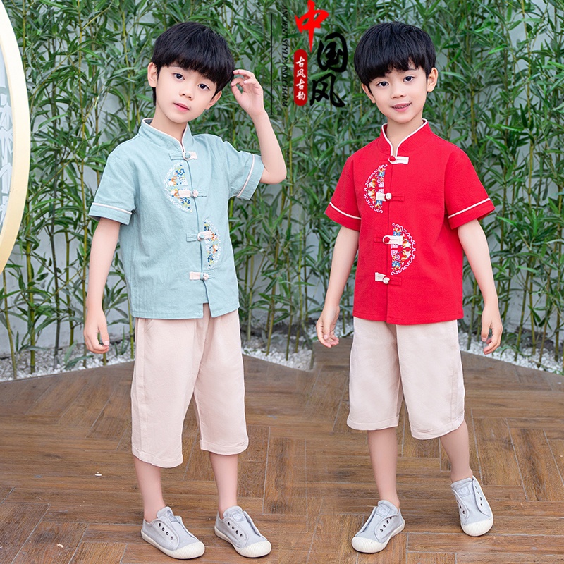 Instock Kids Boy Chinese Traditional Costume Shopee Singapore