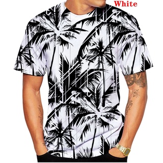 BOB DONG One Hundred Tigers Hawaiian Shirts Men Tropical Aloha Short Sleeve