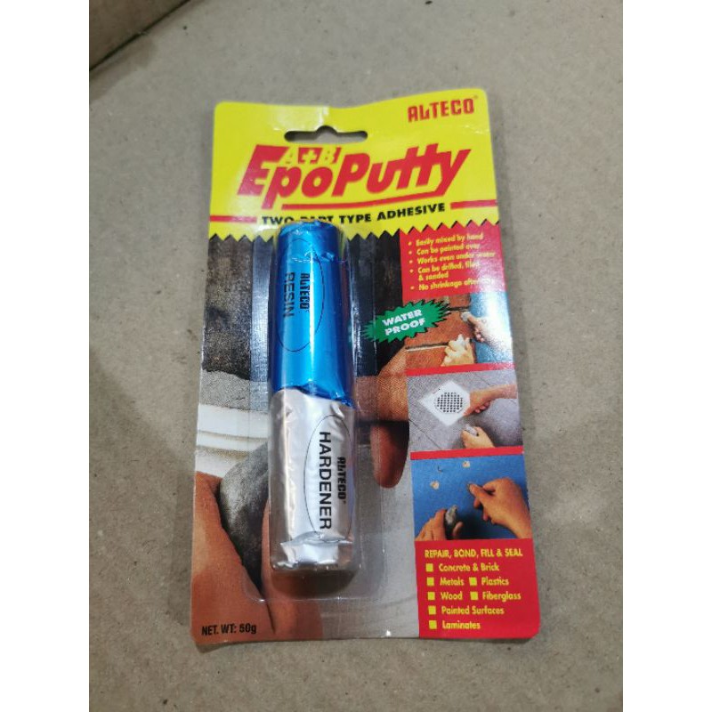 Glue Alteco Epoputty/Epoputty/Epo Putty 50gr/50gram | Shopee Singapore